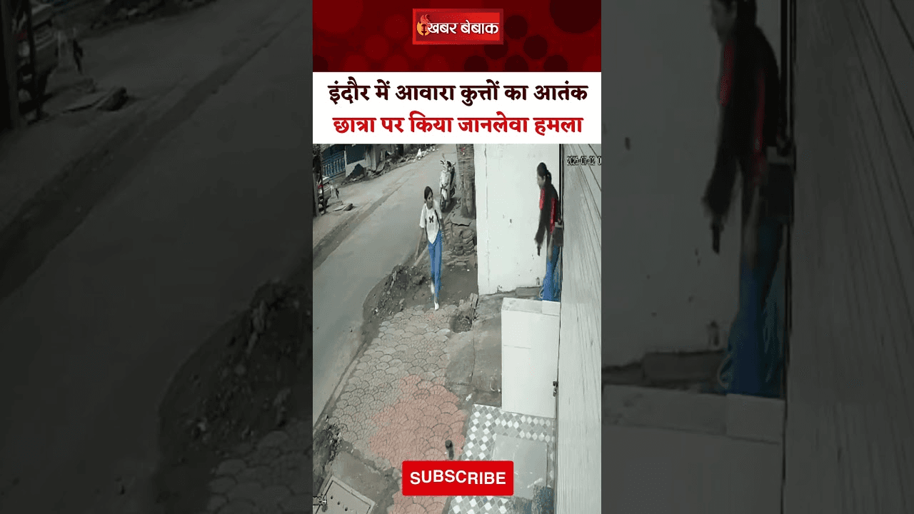 Indore में आवारा कुत्तों का आतंक। छात्रा पर किया हमला