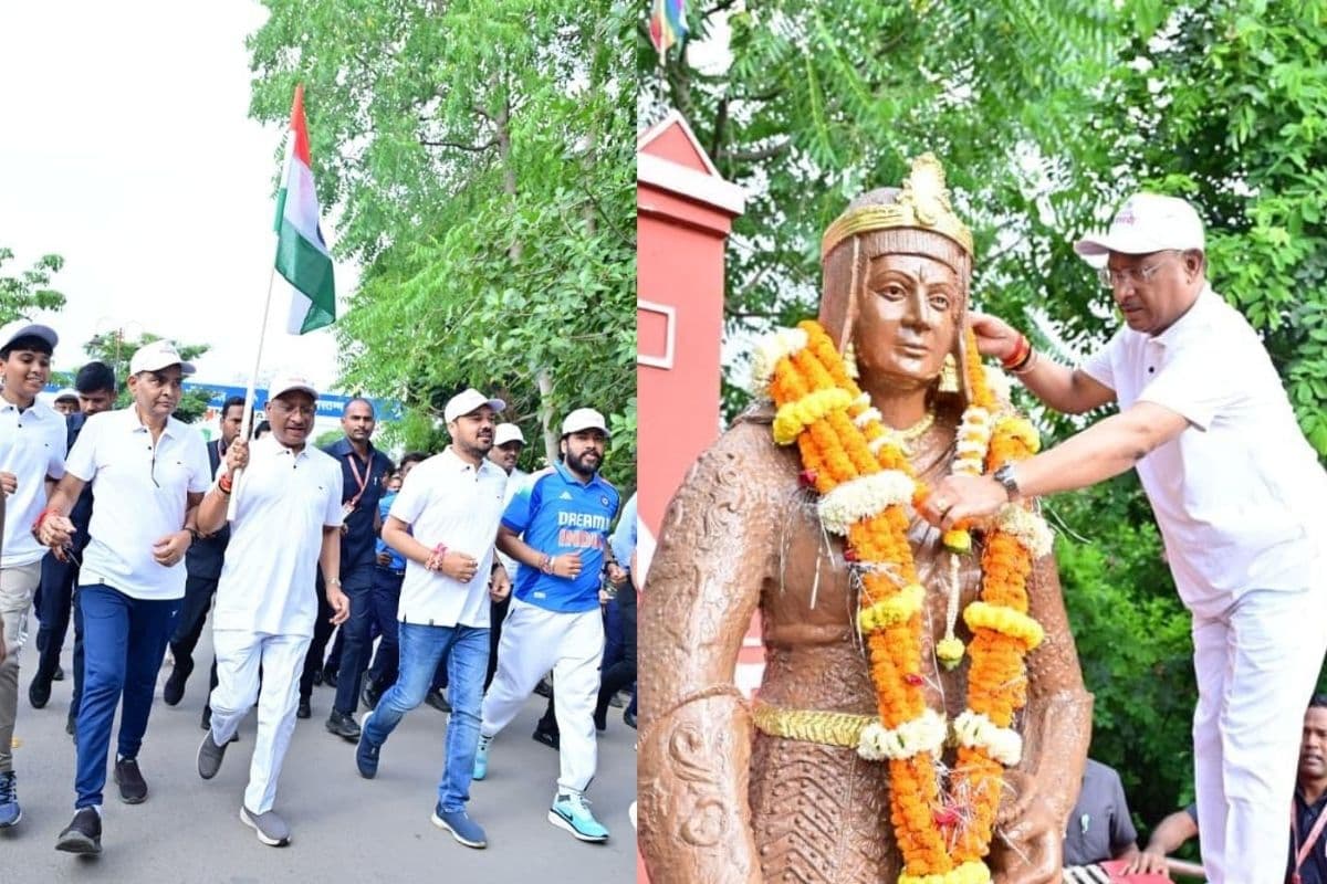 CG News: सीएम साय ने हजारों युवाओं के साथ लगाई स्वतंत्रता की दौड़, भारत माता और रानी दुर्गावती की प्रतिमा पर किया माल्यार्पण, कहा- हमारा तिरंगा पूर्वजों के संघर्ष और बलिदान का प्रतीक