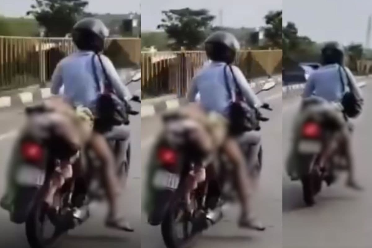 Seoni News: पत्नी के शव को बाइक से बांधकर ले गया पति, हाईवे पर पुलिस ने रोका पर नहीं रुका, वायरल वीडियो देख कांप उठे लोग