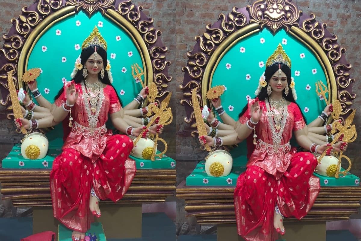 Guna News: गुना में छत्तीसगढ़ से आई मां दुर्गा की भव्य प्रतिमा, 45 सालों की परंपरा का जबरदस्त नजारा, जिसे देखकर हर कोई दंग रह जाएगा