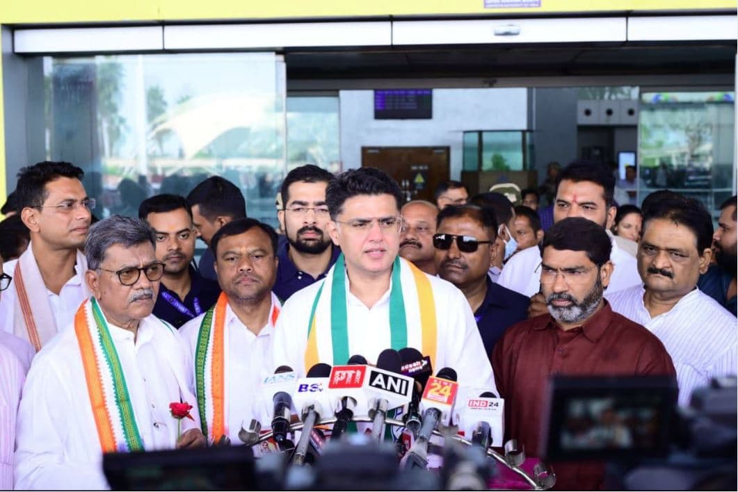 Sachin Pilot in Bilaspur: छत्तीसगढ़ पहुँचते ही सचिन पायलट के निशाने पर राज्य की साय सरकार.. नक्सलवाद को लेकर लगाए ये आरोप