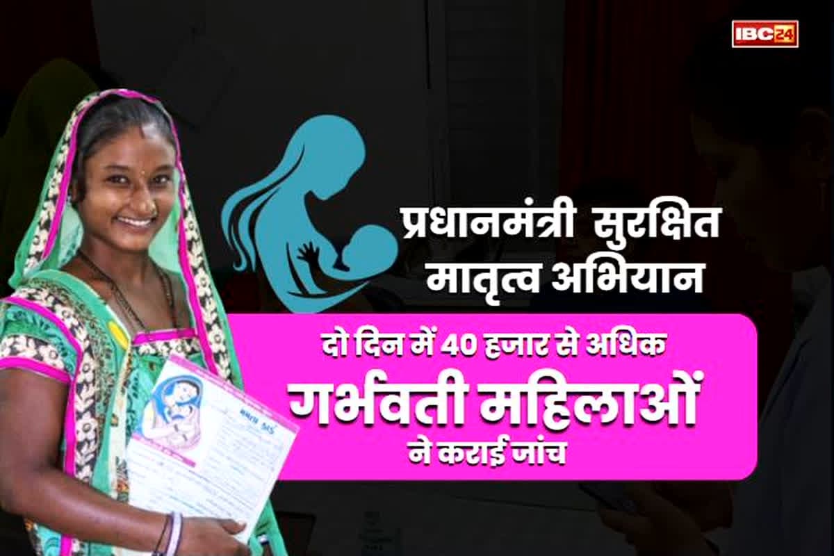 Chhattisgarh News: छत्तीसगढ़ में मातृत्व सुरक्षा की नई पहल, दो दिन में 40 हज़ार गर्भवती महिलाओं ने कराई जांच