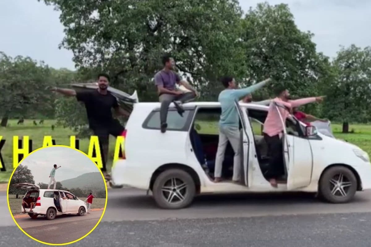 Dantewada News: इंस्टाग्राम रील के चक्कर में पहुंच गए थाने, चलती कार में 6 युवकों को स्टंट करना पड़ा भारी… पुलिस ने ठोका इतने हजार का जुर्माना