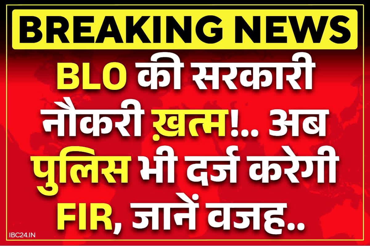BLO Termination of Service: बीएलओ आकांक्षा पटेल की सरकारी नौकरी ख़त्म.. कलेक्टर ने दिए FIR कराने के निर्देश, जानें क्या है आरोप..