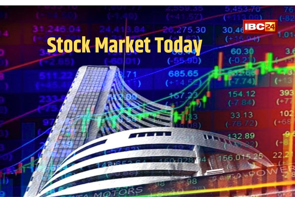 (Share Market Today 24 November / Image Credit: IBC24 News Customize)