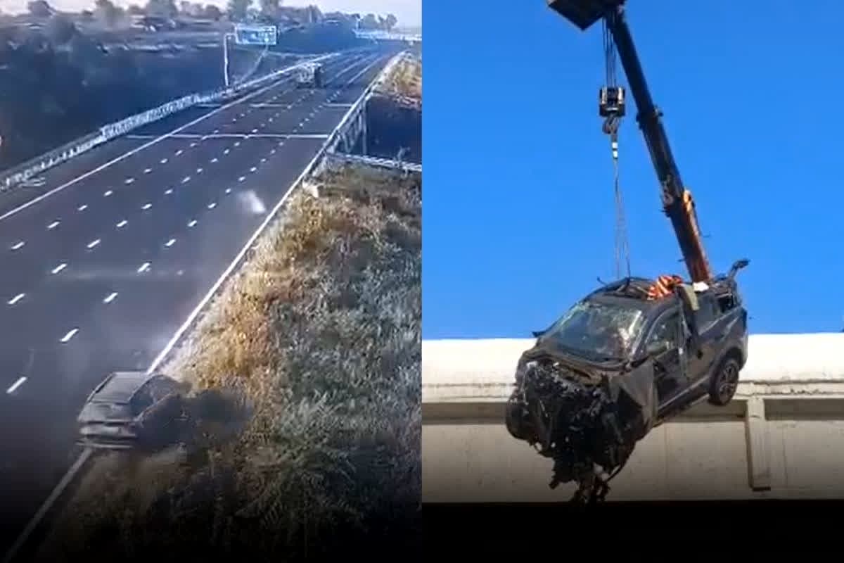 Car Accident Viral Video: सीसीटीवी में कैद हुई भयानक घटना! सोशल मीडिया पर वायरल बेकाबू कार का खौफनाक मंजर… आप भी देखें
