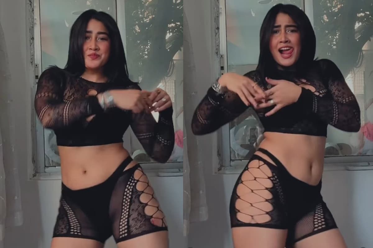 Sexy video: ब्लैक बिकिनी में सोफिया अंसारी ने दिखाए जलवे, जालीदार कपड़े पहन शेयर किया सेक्सी वीडियो