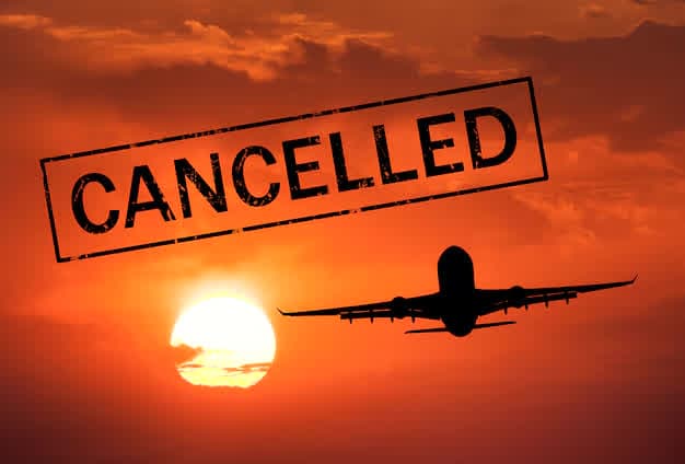Flights Cancelled Today Updates