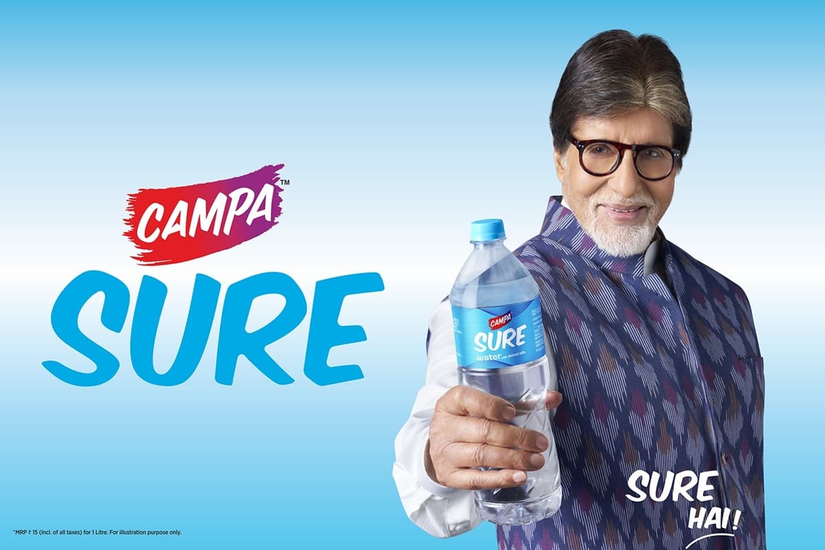 Campa-Sure Brand Ambassador: ‘कैंपा-श्योर’ पैकेज्ड वॉटर के ब्रांड एंबेसडर बने अमिताभ बच्चन, RCPL का स्वच्छ पेयजल पहुंचाने की दिशा में बड़ा कदम