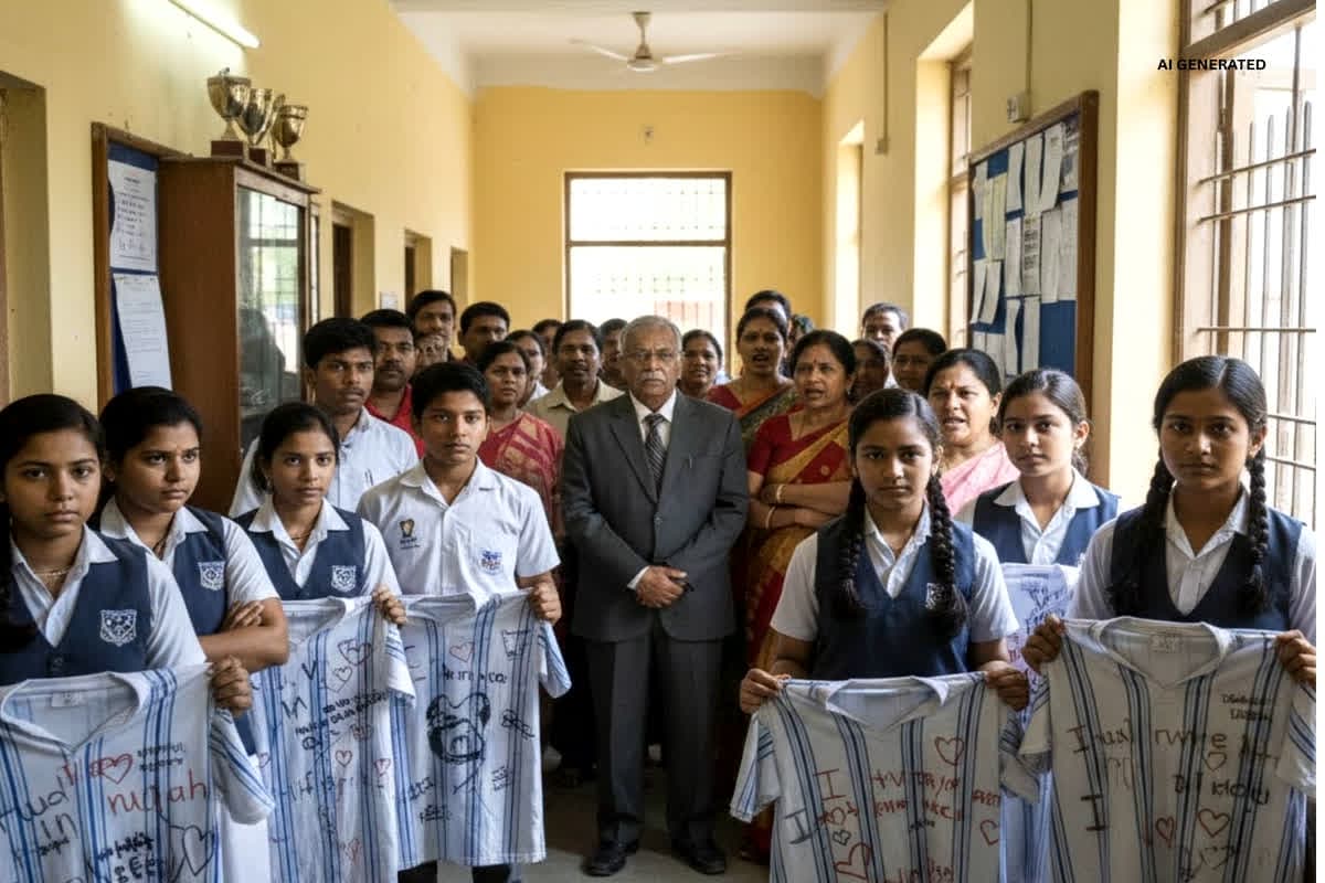 Kendriya Vidyalaya Controversy: आखिर क्यों? स्कूल में छात्र-छात्राओं को उतारनी पड़ी अपनी टी-शर्ट, प्रिंसिपल की इस जिद ने खड़ा किया बड़ा बवाल