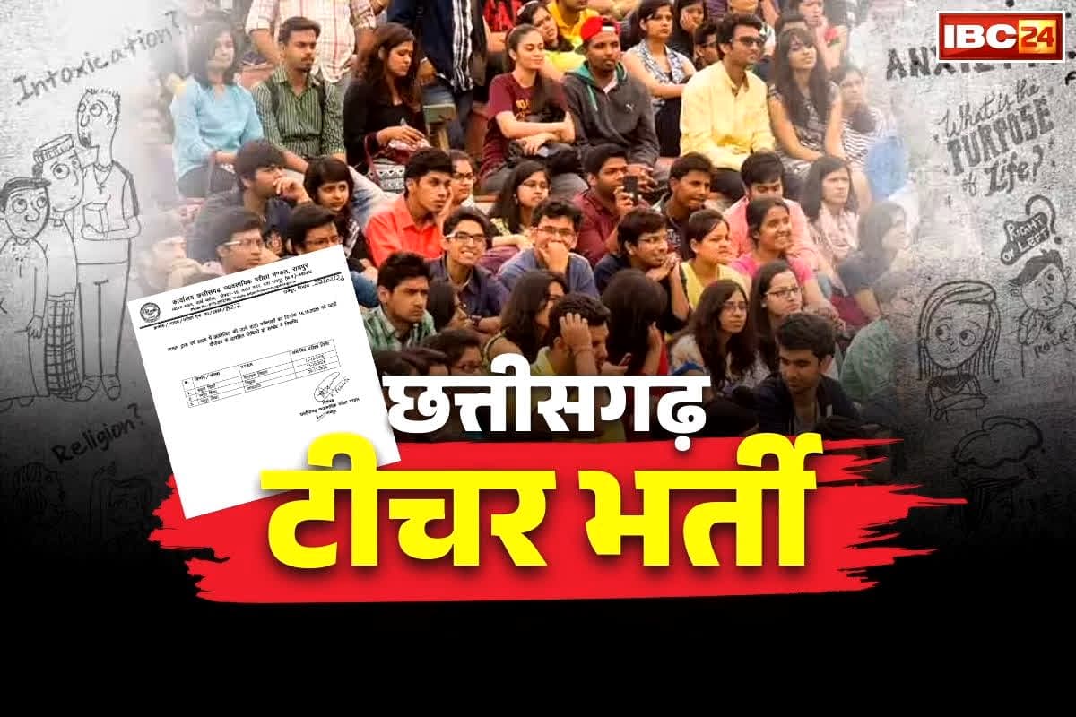 Chhattisgarh Teacher Bharti Date: छत्तीसगढ़ सरकार ने जारी कर दी ‘टीचर भर्ती’ की परीक्षाओं की संभावित तारीखें.. अब पूरे होंगे युवाओं के सपने, देखें आप भी..