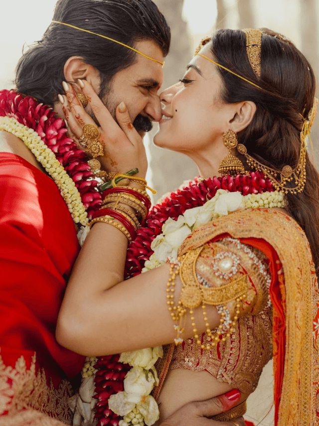 Rashmika-Vijay Wedding: भगवा ब्राइडल साड़ी में ‘महारानी’ दिखीं रश्मिका, पल्लू पर विजय देवरकोंडा के लिए लिखा ये खास मैसेज, देखें आप भी