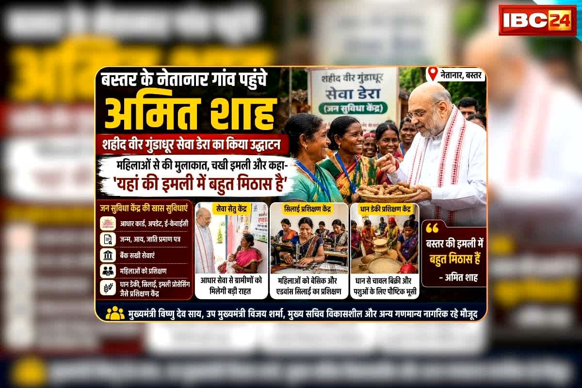 Amit Shah Bastar Tour: केंद्रीय गृह मंत्री अमित शाह ने लिया बस्तर की इमली का स्वाद, कहा- पहली बार खा रह हूं मिठी इमली / Image: AI Generated
