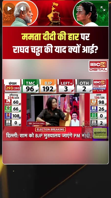West Bengal Election 2026: Mamata Didi की हार पर Raghav Chadha की याद क्यों आई?