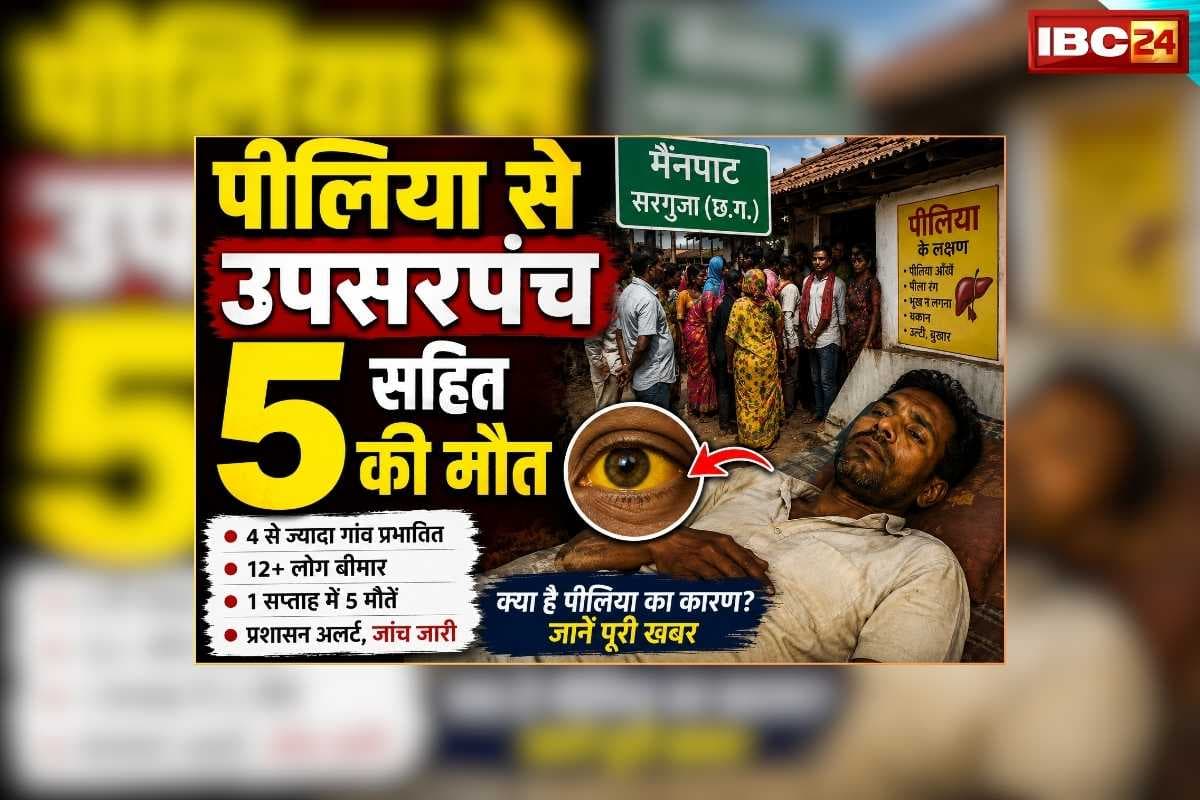 Jaundice Outbreak in Chhattisgarh: पीलिया से उपसरपंच 5 सहित की मौत के बाद गांव में मचा हड़कंप, 12 से अधिक मरीजों का अस्पताल में उपचार जारी