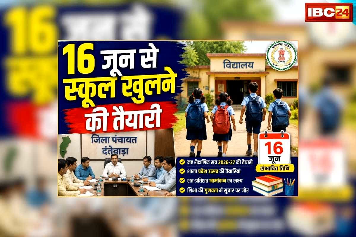 School Kab Khulega 2026 CG: 16 जून से शुरू होगा शैक्षणिक सत्र2026-27, समीक्षा बैठक में लिया गया बड़ा फैसला, इन मुद्दों पर भी हुई चर्चा