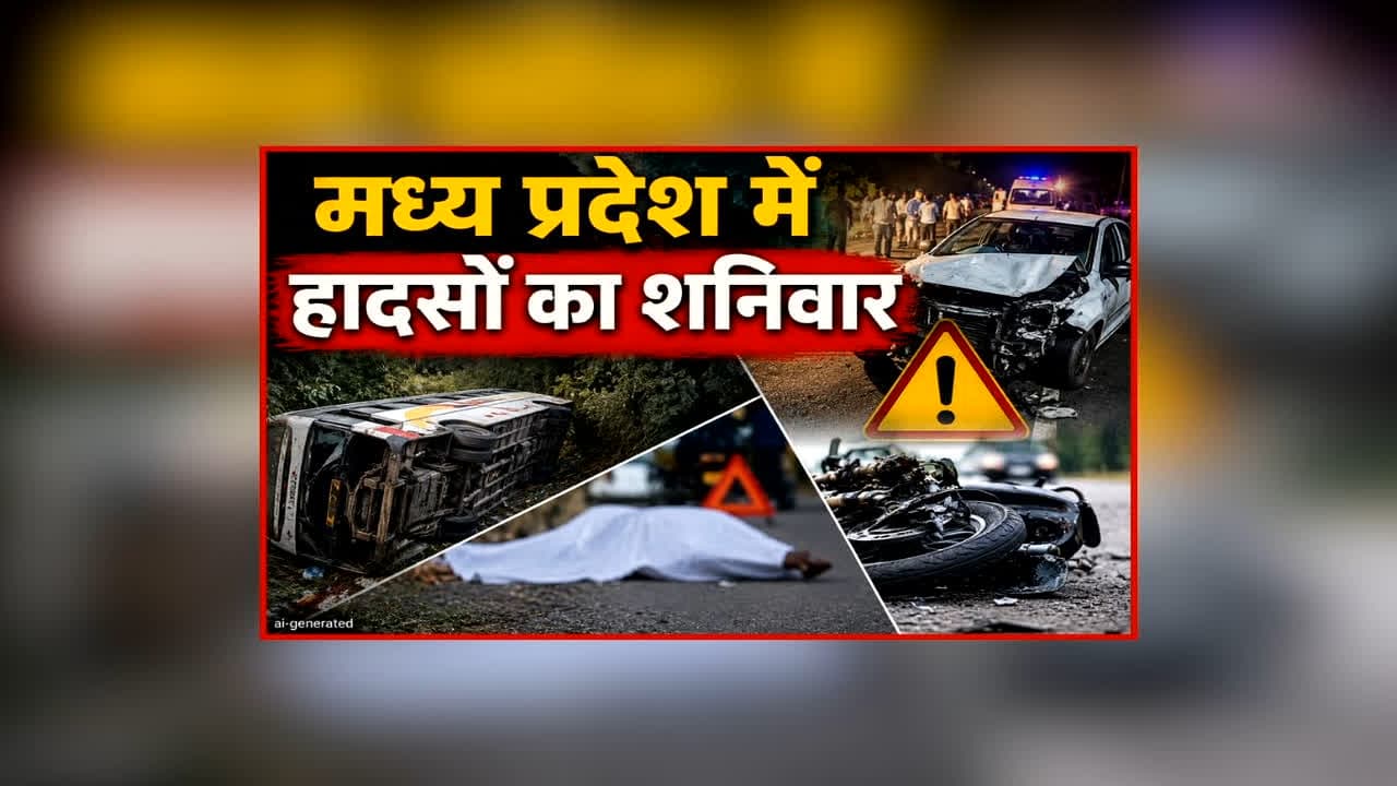 MP Road Accident News: प्रदेश में हादसों का शनिवार, तेज रफ्तार ने छीनी आधा दर्जन से ज्यादा जिंदगियां, इलाकों में मचा हड़कंप