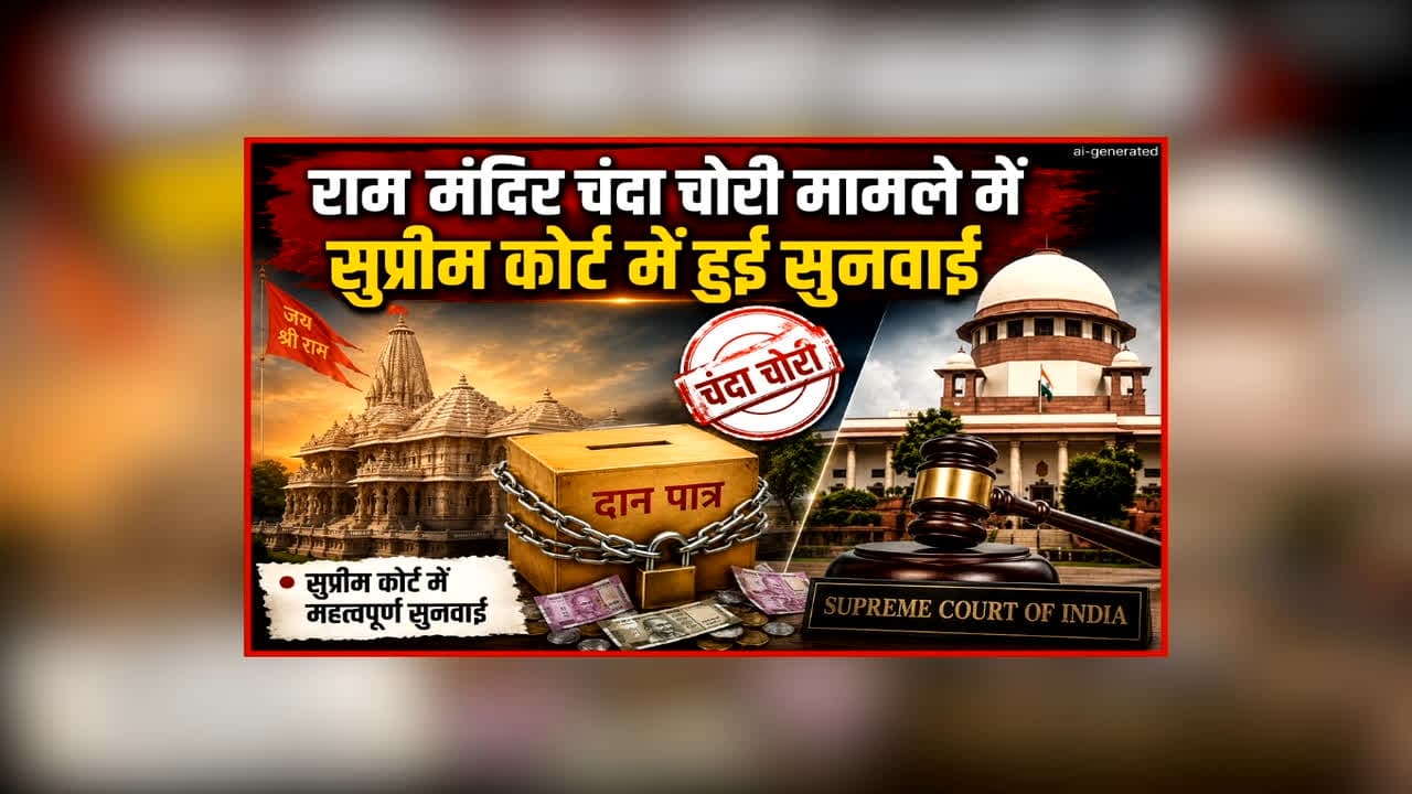 Ram Mandir Chanda Chori Case: राम मंदिर चढ़ावा चोरी मामले में सुप्रीम कोर्ट में हुई सुनवाई, अदालत के निर्देश पर गठित की गई SIT, इस दिग्गज को शामिल करने का निर्देश