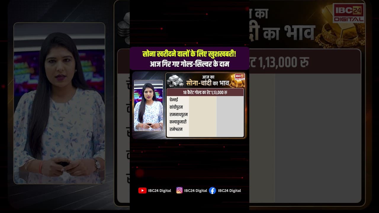सोना खरीदने वालों के लिए खुशखबरी! आज गिर गए गोल्ड-सिल्वर के दाम |