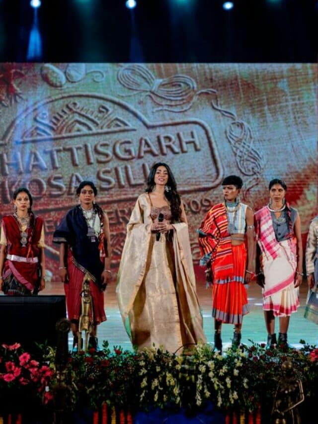 Ex Naxal Women Ramp Walk : Gun से Glamour तक! कोसा सिल्क में रैंप पर उतरीं पूर्व महिला माओवादी, दिखी जिंदगी की नई तस्वीर