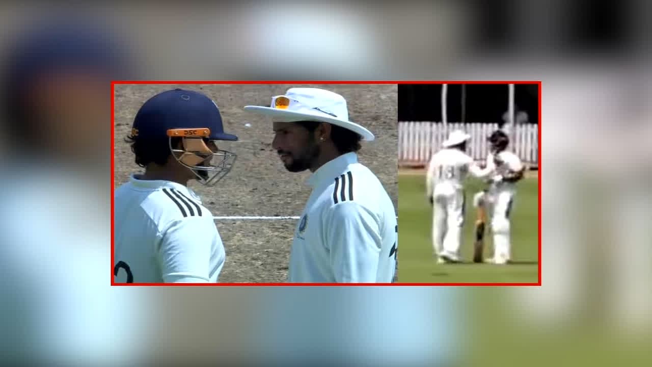 Tilak-Vaibhav Fight Video: मैदान में भिड़े तिलक वर्मा और वैभव सूर्यवंशी, बीच-बचाव करने पहुंचे अंपायर, आप भी देखें वीडियो