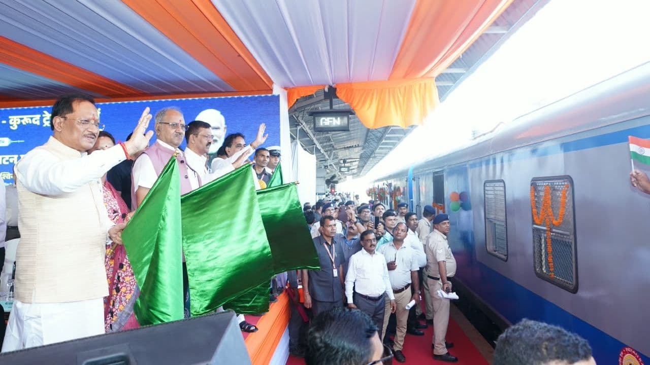 Chhattisgarh Rail Connectivity Boost: Raoghat-Raipur and Raipur-Kurud Passenger Train Services Launched | IBC24