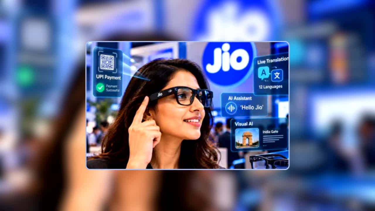 JIO AI Glasses: न फोन निकालने की जरूरत, न PIN डालने का झंझट! AI Glass से सिर्फ आंखों के इशारे से होगा UPI पेमेंट! जानिए कैसे करेगा काम!