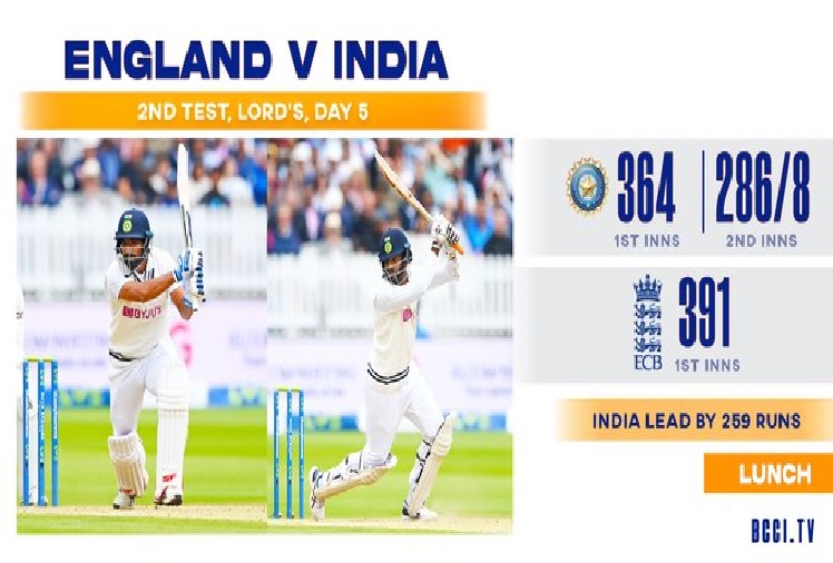 शमी और बुमराह ने बल्लेबाजी में जलवा दिखाकर इंग्लैंड की नकेल कसी, भारत दे सकता है मुश्किल लक्ष्य