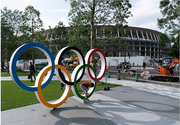 ‘अब और ओलंपिक नहीं’,ओलंपिक को रद्द करो, मैच के दौरान विरोधियों ने किया जोरदार हंगामा