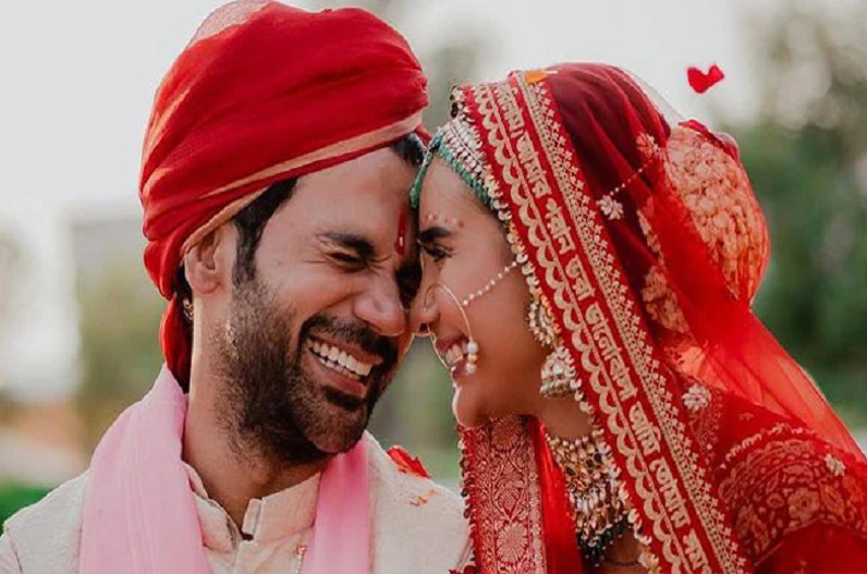 एक्टर राजकुमार राव ने अभिनेत्री  पत्रलेखा के साथ रचाई शादी, सोशल मीडिया में फोटो शेयर कर कही ये बात 