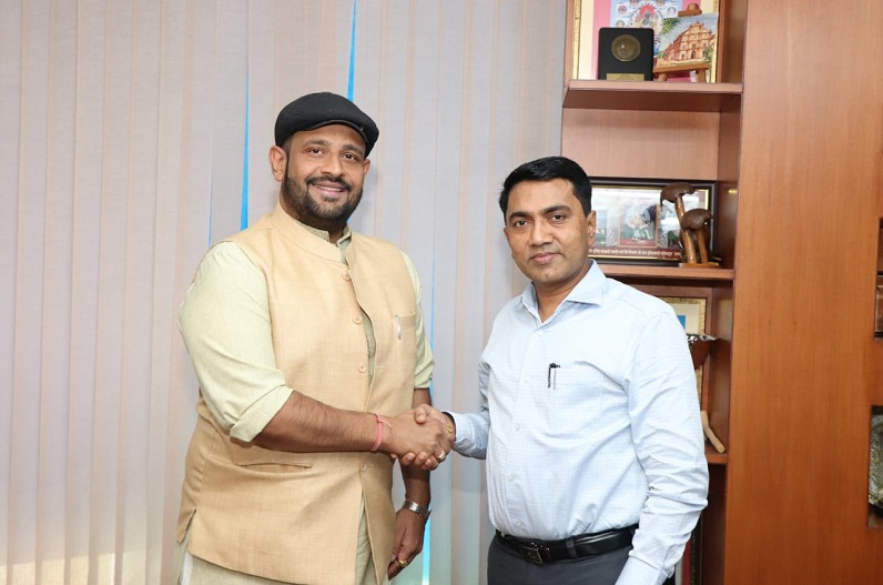 मुख्यमंत्री प्रमोद सावंत से मिले प्रबल प्रताप सिंह जूदेव, सीएम ने रक्षात्मक रणनीति को सराहा