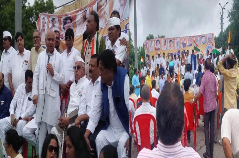 इंदौर में कांग्रेसियों ने दिखाया दमखम, नेता प्रतिपक्ष ने निकाली गौरव पदयात्रा