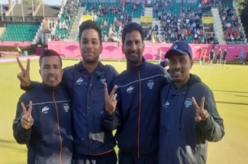 भारत की झोली में 29वां पदक, लॉन बाउल्स में भारतीय पुरुष टीम ने जीता गोल्ड