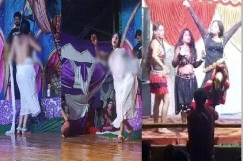 रामलीला के मंच पर अश्लील डांस! तार-तार हो रही पुरूषोत्तम राम की ‘मर्यादा’, मूक दर्शक बनी पुलिस