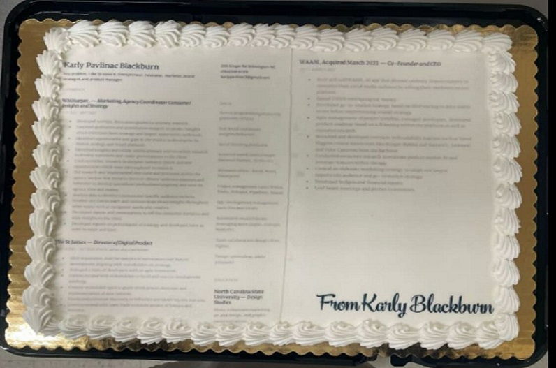 लड़की ने लिया सबको चौंकाने का फैसला, इस बड़ी कंपनी को भेज दिया ‘Cake Resume’, अब वायरल होने पर…