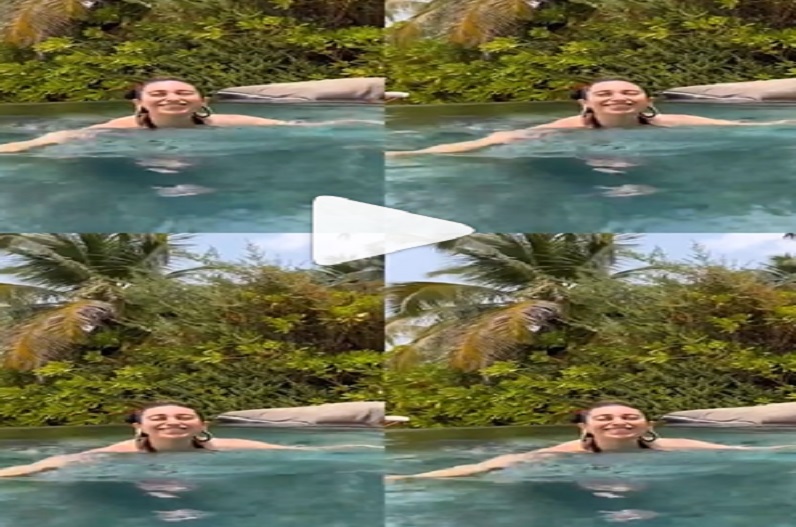 796px x 527px - karishma kapoor sexy video viral, sexy poses in the pool wearing swimsuit
