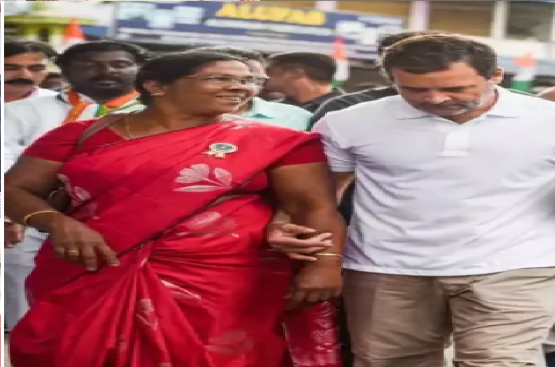 Bharat Jodo yatra: राहुल गांधी के साथ लाल साड़ी में पैदल चल रही ये महिला कौन हैं?… जिसकी देशभर में हो रही चर्चा, जानें क्या है माजरा