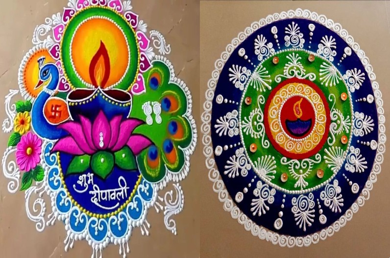 Diwali 2022: दिवाली पर इन खूबसूरत रंगोली डिजाइन से सजाए अपना आंगन, प्रसन्न हो जाएंगी धन की देवी मां लक्ष्मी