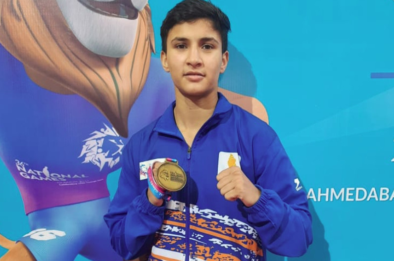 Poonam Mandeep Kaur won gold medal in boxing: छत्तीसगढ़ की पूनम मंदीप कौर ने बॉक्सिंग में जीता स्वर्ण पदक, 36वें राष्ट्रीय खेल में प्रदेश का नाम किया रोशन