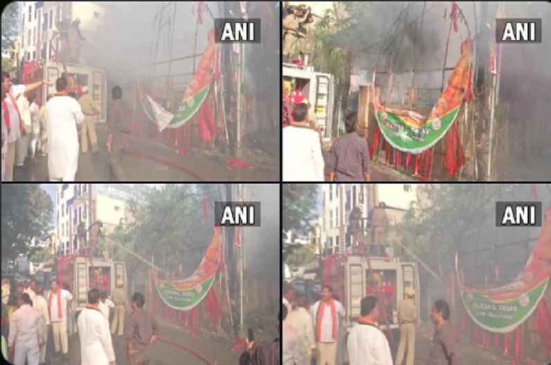 Gujarat Assembly Election Result Live: जीत के जश्न के बीच भाजपा कार्यालय में लगी आग