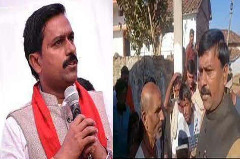 ग्रामीणों ने विधायक को दिखाए काले झंडे, विकास यात्रा में निकले भाजपा नेता से मांगा कार्यों का ब्योरा