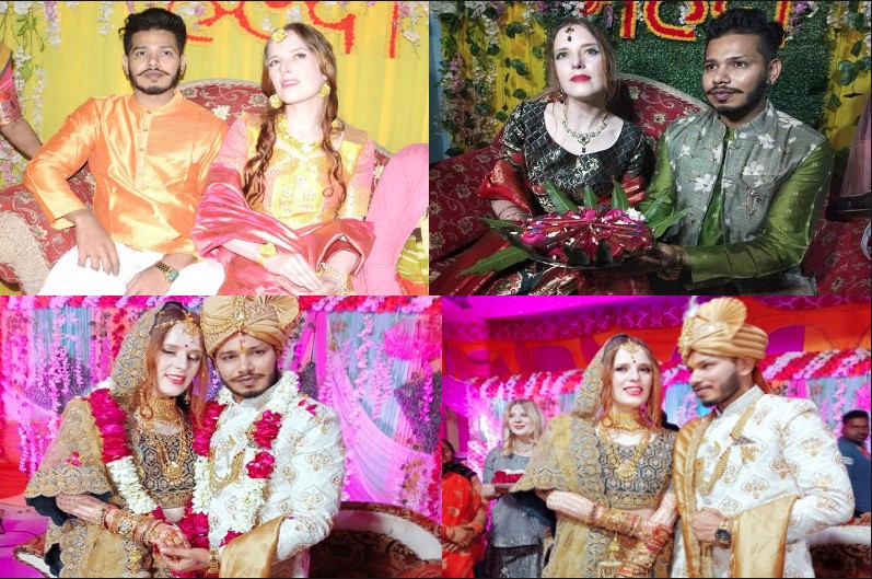 UP के लड़के पर आया Russian लड़की का दिल, हिंदू रीति रिवाजों मे रचाई शादी, ऐसे शुरू हुई Love story
