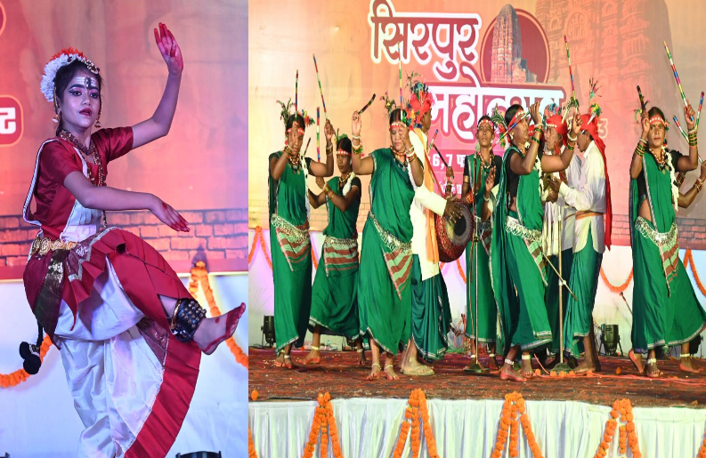 Sirpur Mahotsav 2023: सिरपुर महोत्सव का रंगारंग आगाज, मंत्री अमरजीत भगत ने छत्तीसगढ़ महतारी के चित्र पर दीप प्रज्ज्वलित कर किया शुभारंभ
