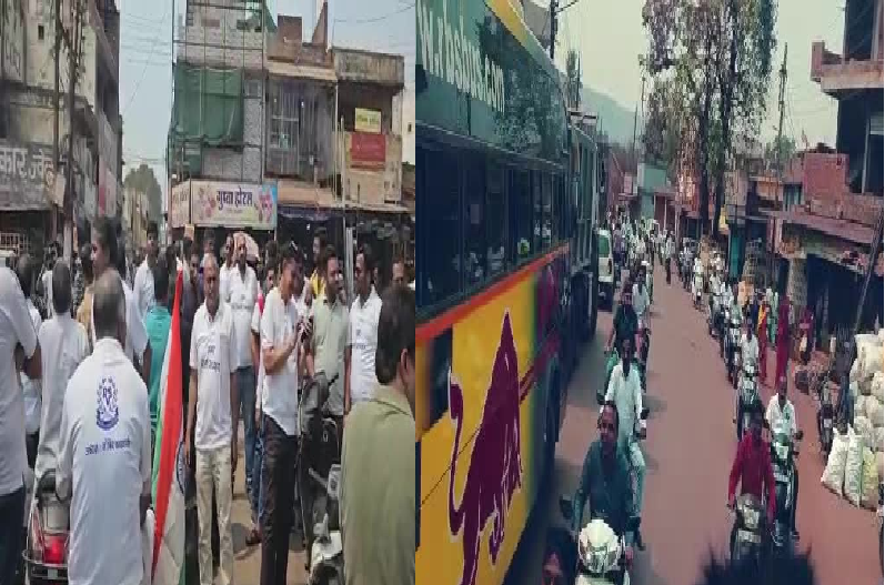 Balod news: 19 सूत्रीय मांगो को लेकर नगर में आंदोलन शुरू, व्यापारी संघ सहित ग्रामीणों ने रैली निकालकर दिया जोर