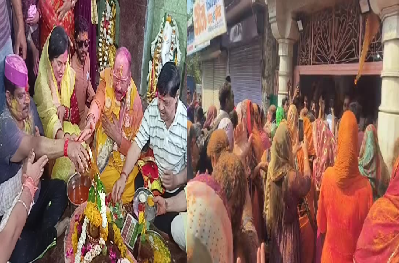 Sehore news: पंडित प्रदीप मिश्रा ने बदली वर्षो से चली आ रही नवाबी होली की परंपरा, महादेव के रंग में डूबकर भक्तों ने मनाई रंगपंचमी