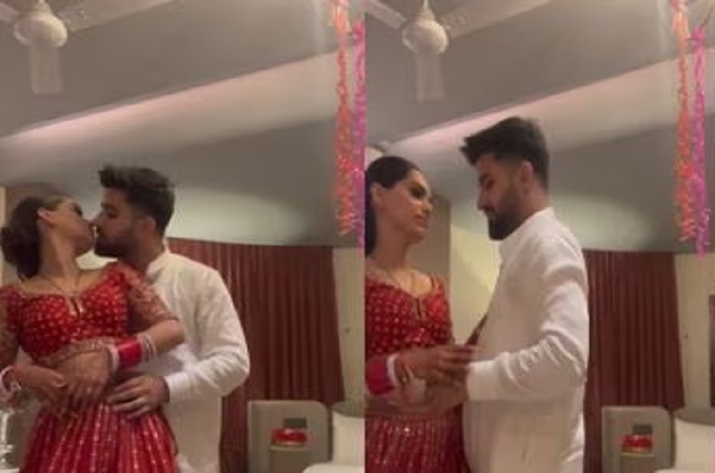 Bride-Groom themselves Makes video of Suhagrat, went viral by deception