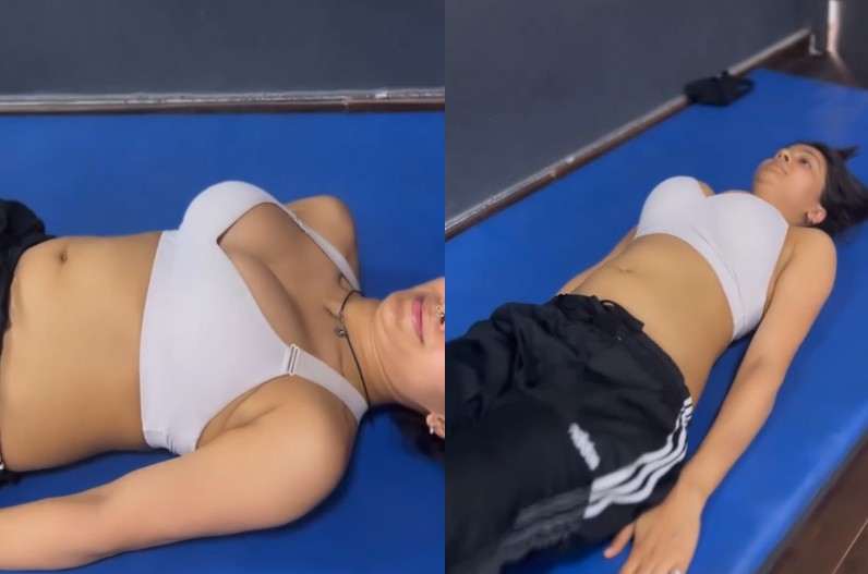 नम्रता मल्ला का नया सेक्सी वीडियो हुआ वायरल, सफेद ब्रा पहनकर ऐसा करते हुई नजर आई एक्ट्रेस