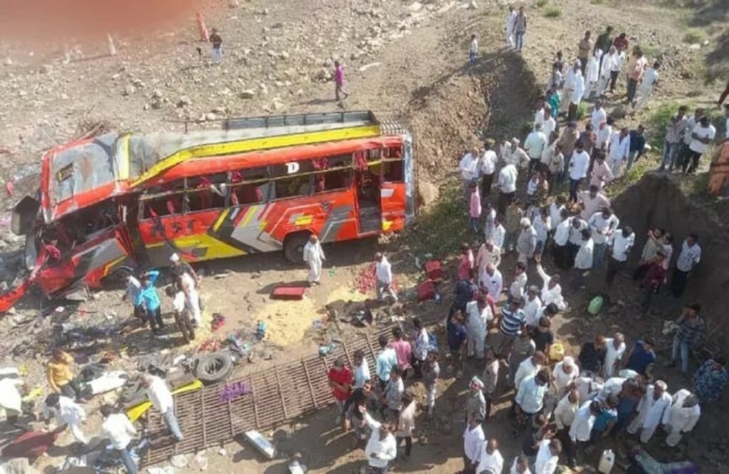 President on Khargone Bus Accident