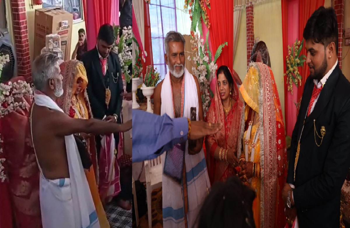 एक विवाह ऐसा भी..! दूल्हा और दुल्हन से सरेआम लोगों ने कराया ऐसा काम, बाराती और घराती का वीडियो हो रहा वायरल