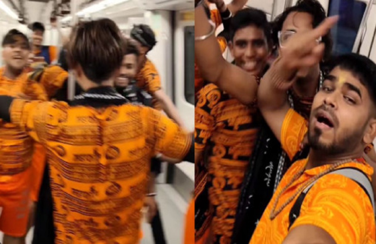 अरसे बाद मेट्रों में दिखा ऐसा जबरदस्त माहौल, भोलेनाथ के गाने पर जमकर झूमे कांवड़िये, वीडियो देख लोगों ने दिए ऐसे रिएक्शन